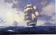 unknow artist, Seascape, boats, ships and warships.97